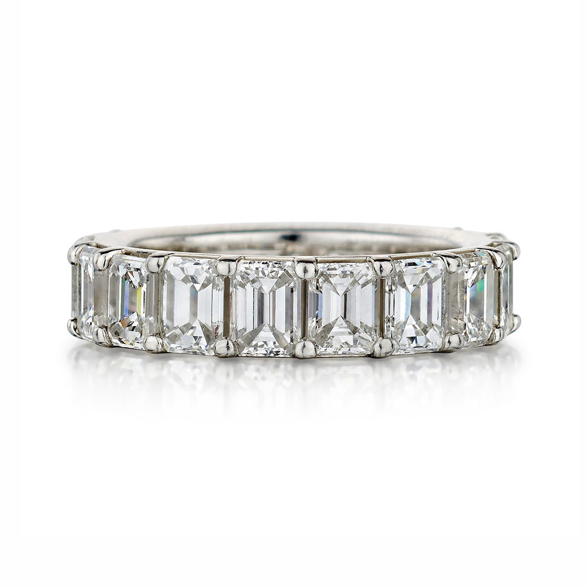 Emerald Cut Diamond Eternity Band