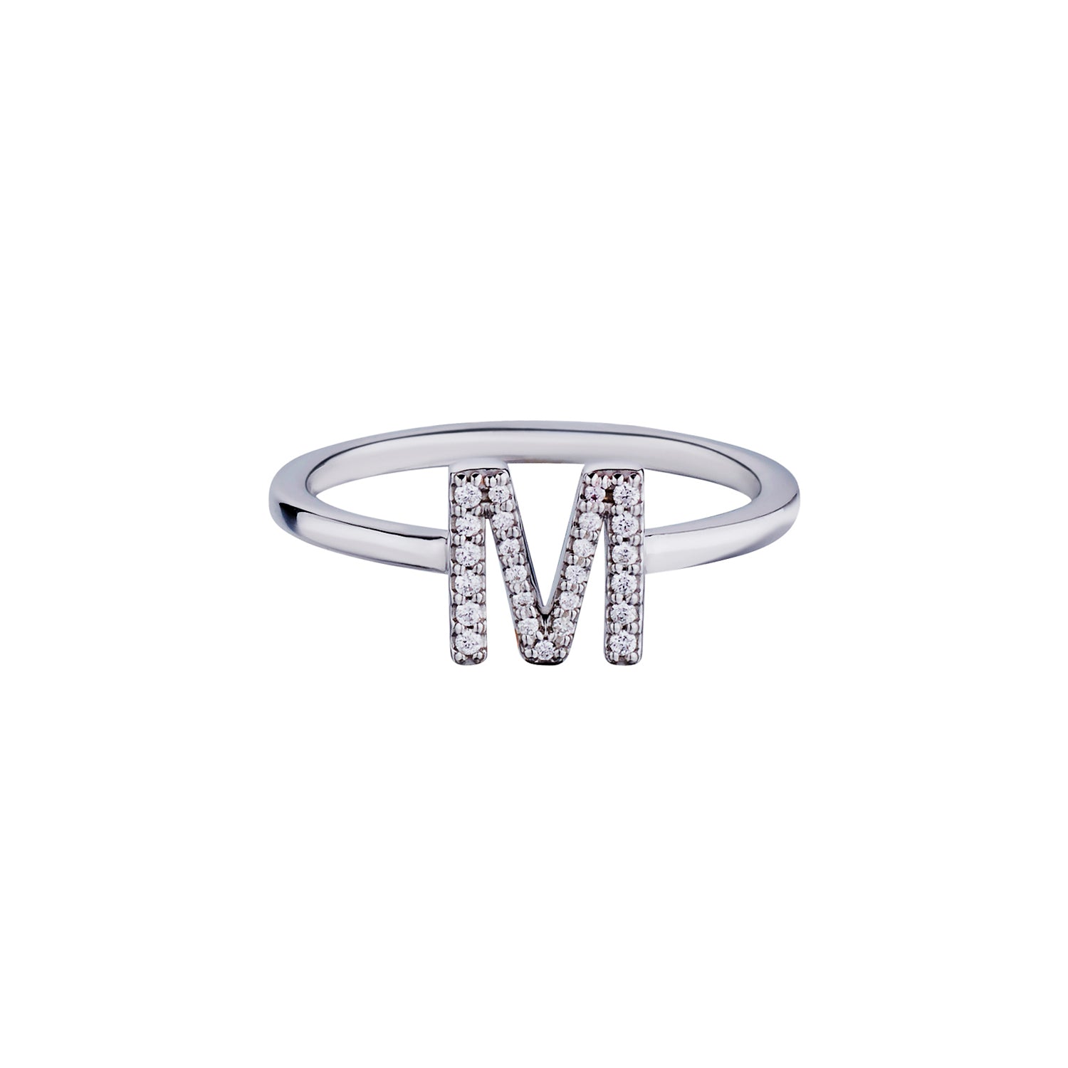 DIAMOND INITIAL RING