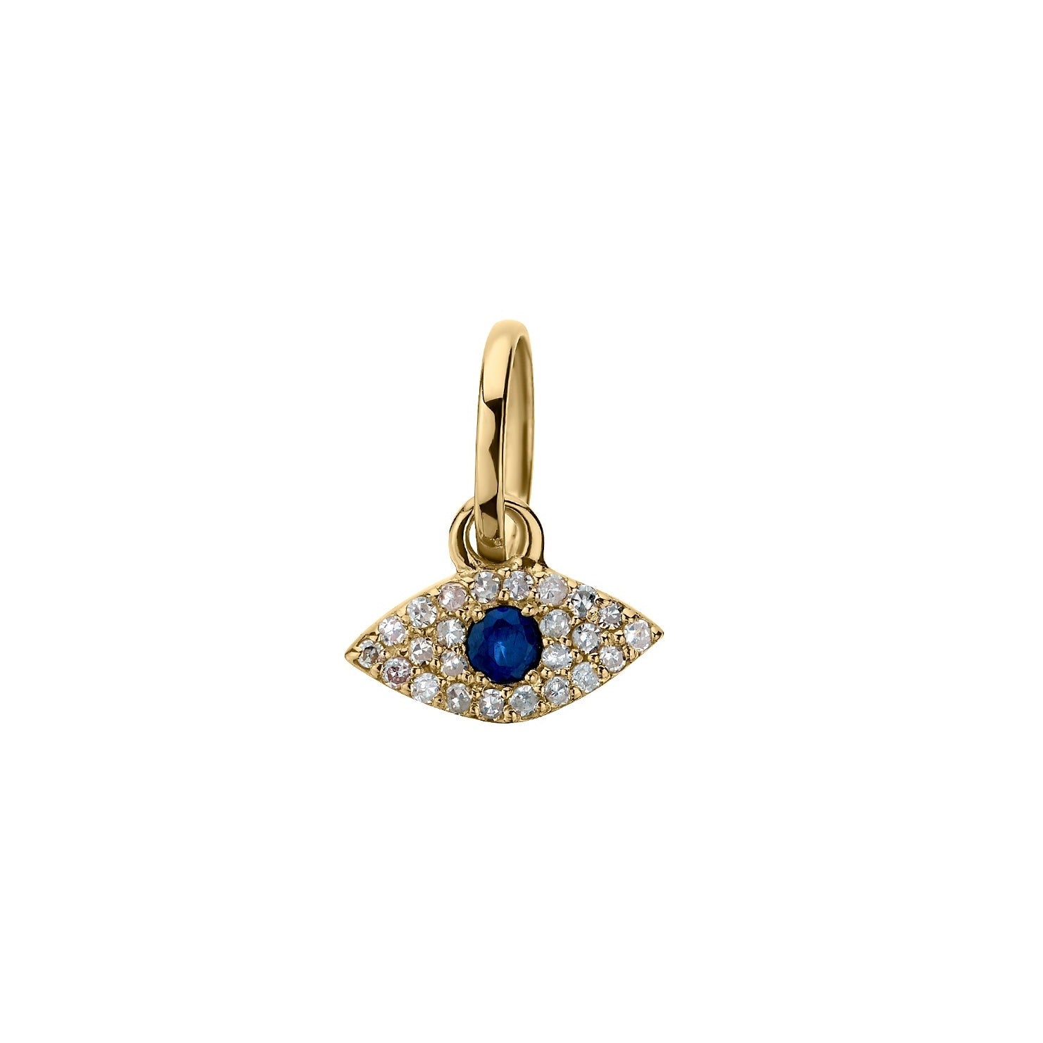 DIAMOND & SAPPHIRE MINI EYE CHARM