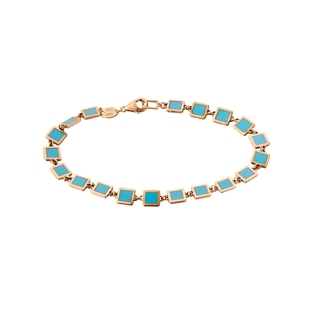 TURQUOISE SQUARE BRACELET