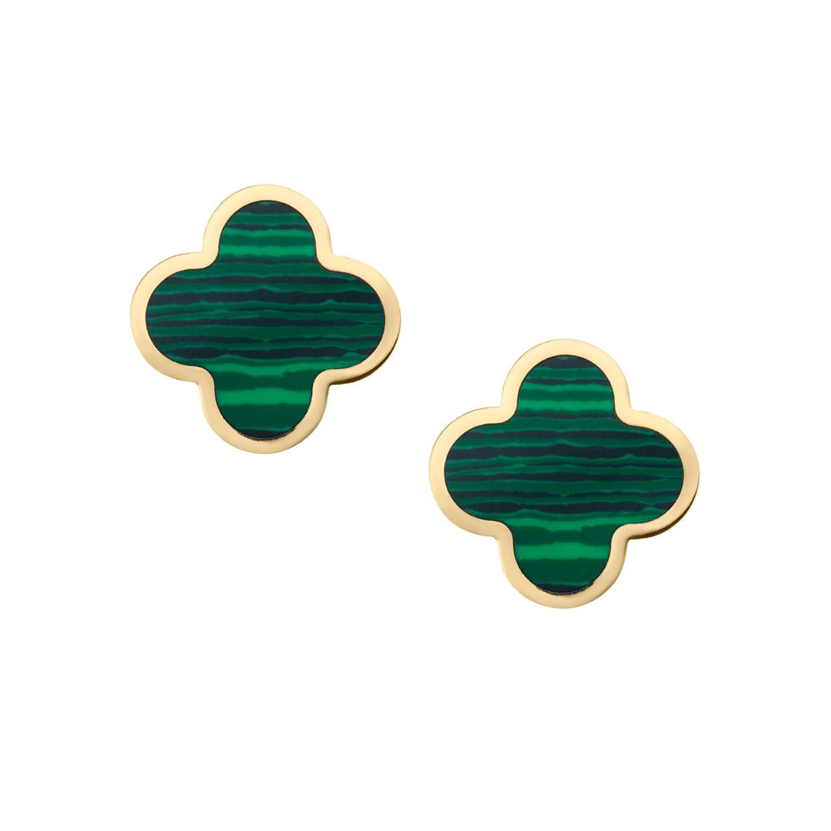 LARGE CLOVER STUDS