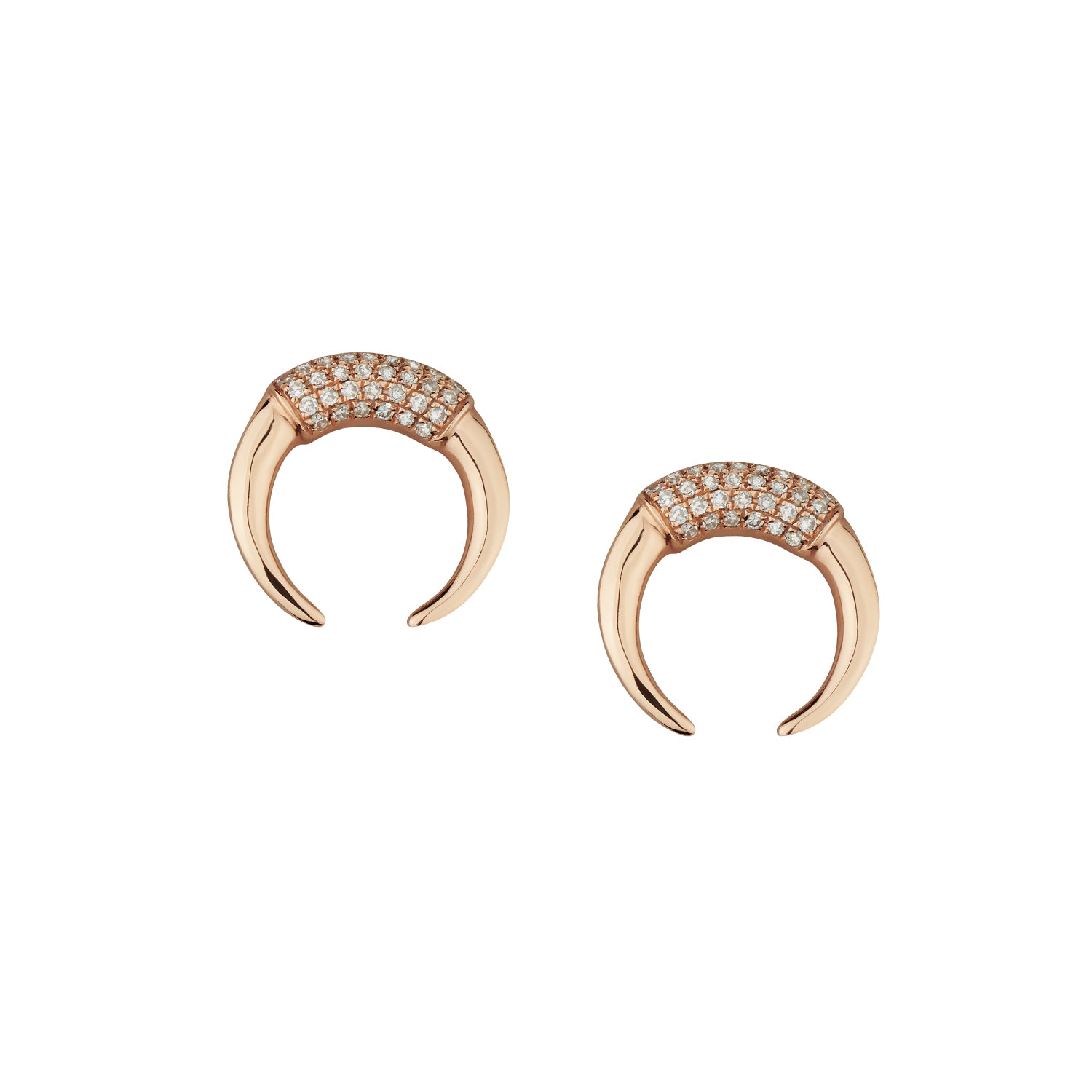 PAVÉ DIAMOND TUSK STUDS