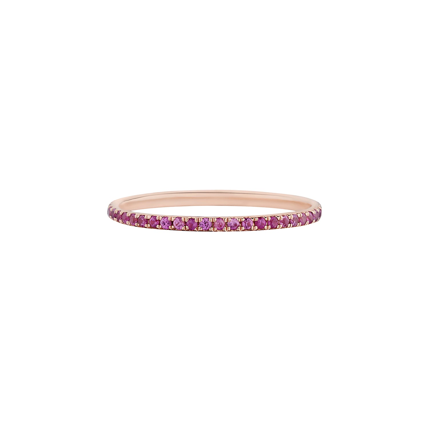 PINK SAPPHIRE ETERNITY BAND