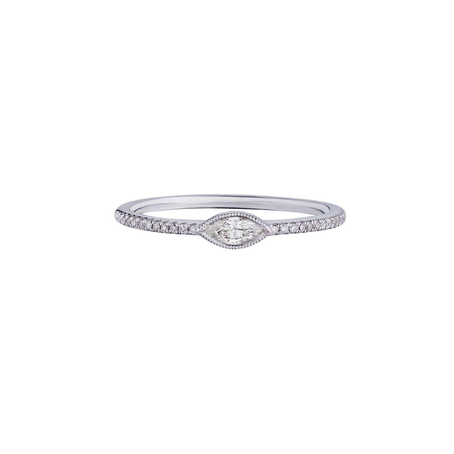 MARQUISE & DIAMOND RING