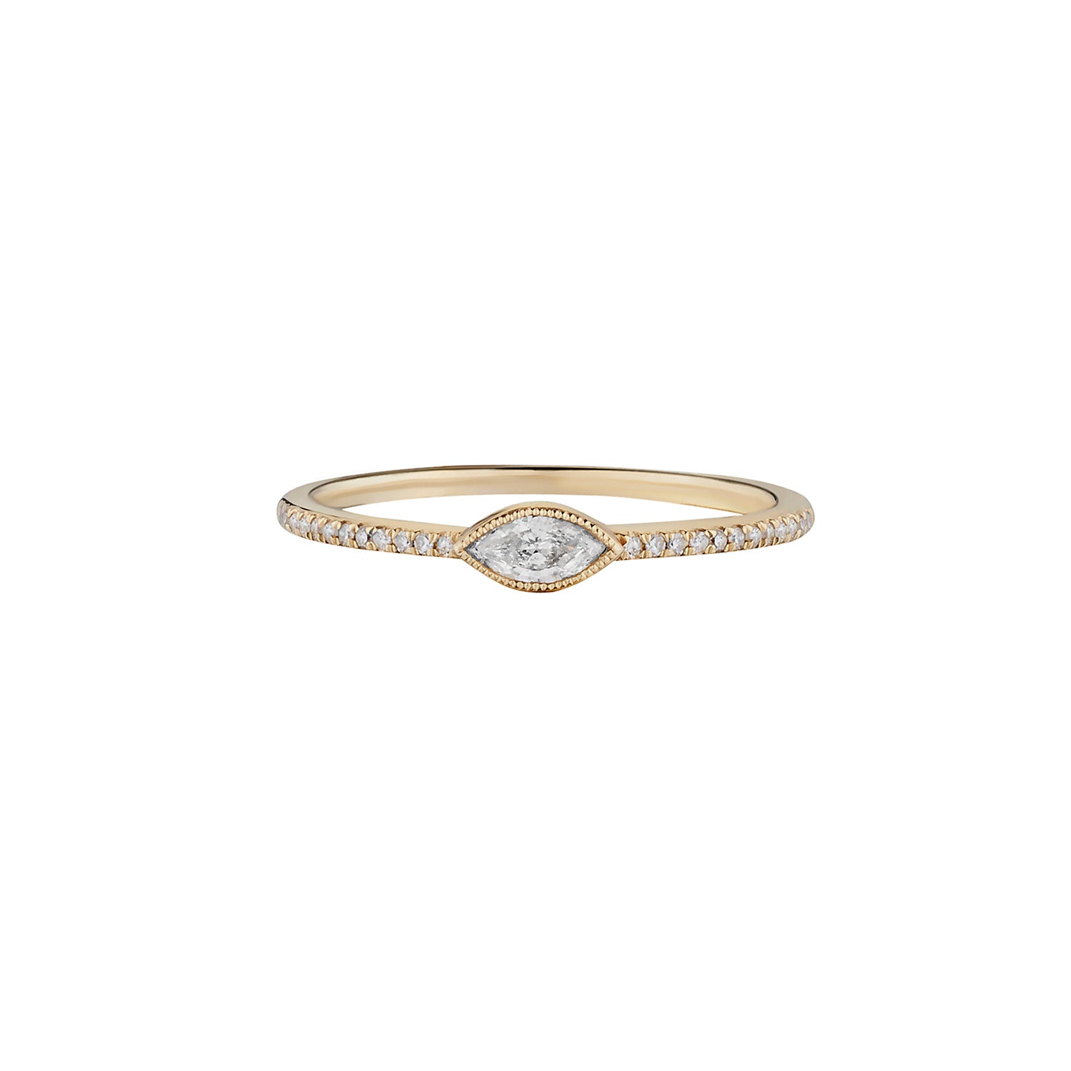 MARQUISE & DIAMOND RING