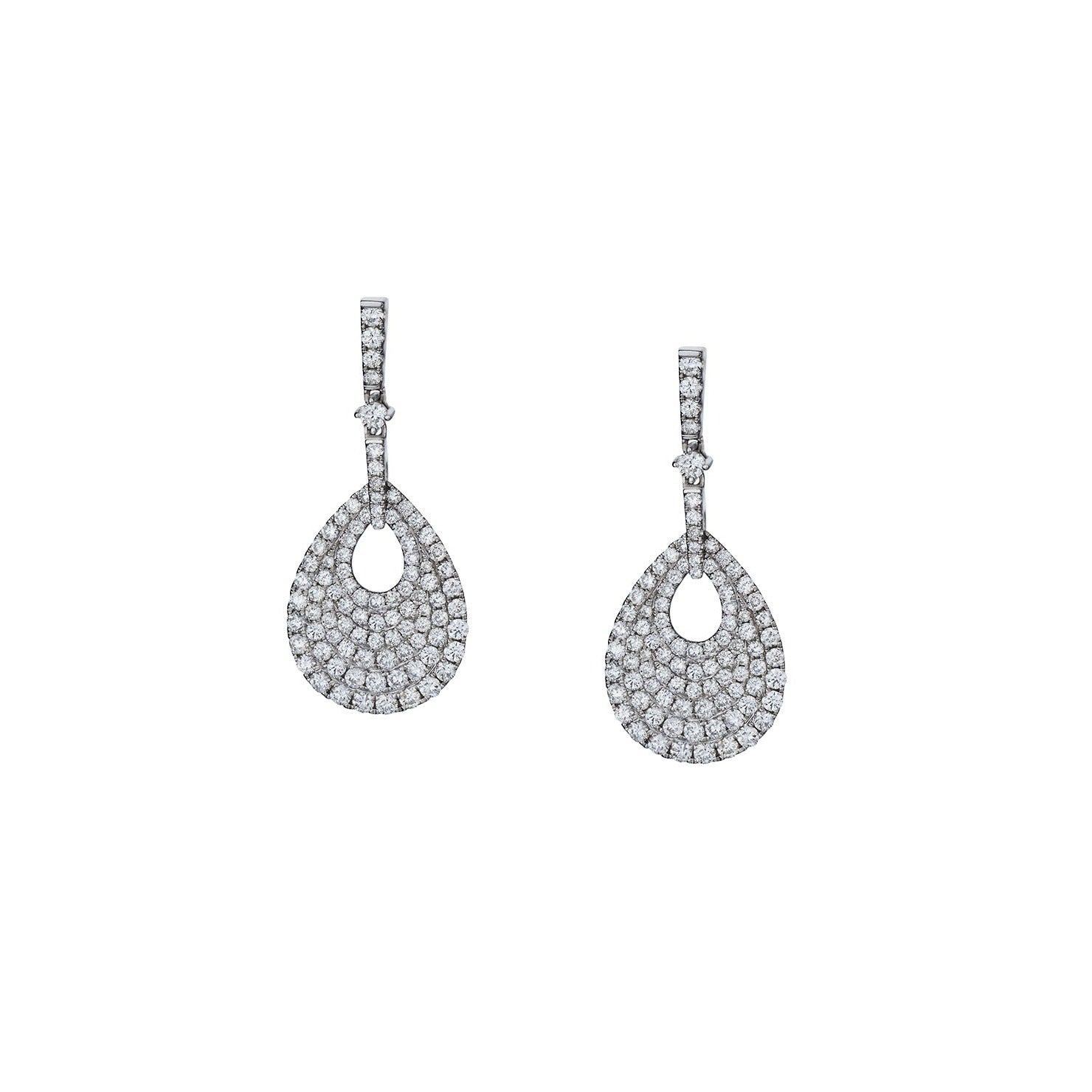 PAVÉ TEARDROP EARRINGS