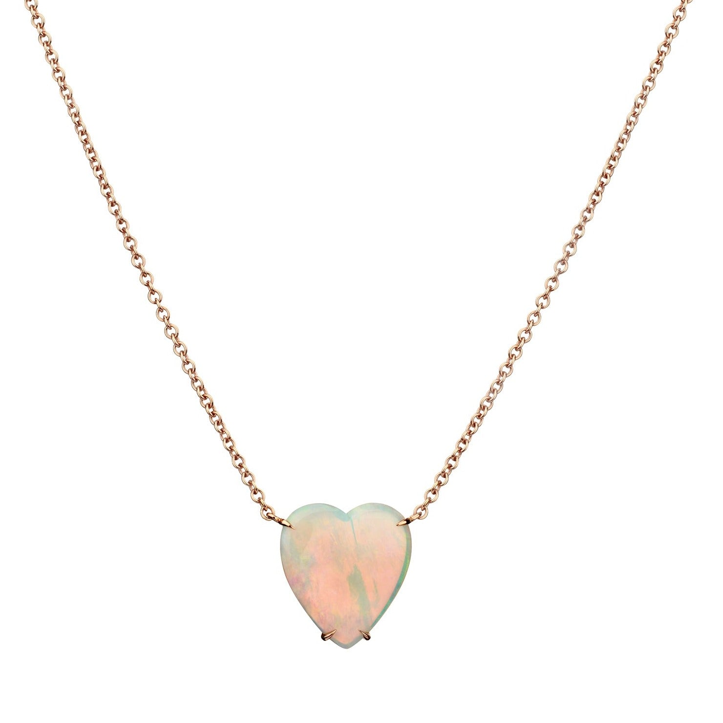 OPAL HEART NECKLACE