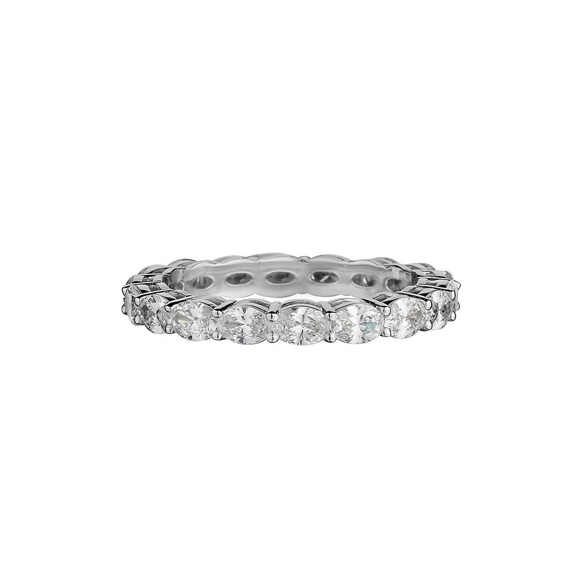 OVAL CUT DIAMOND ETERNITY BAND