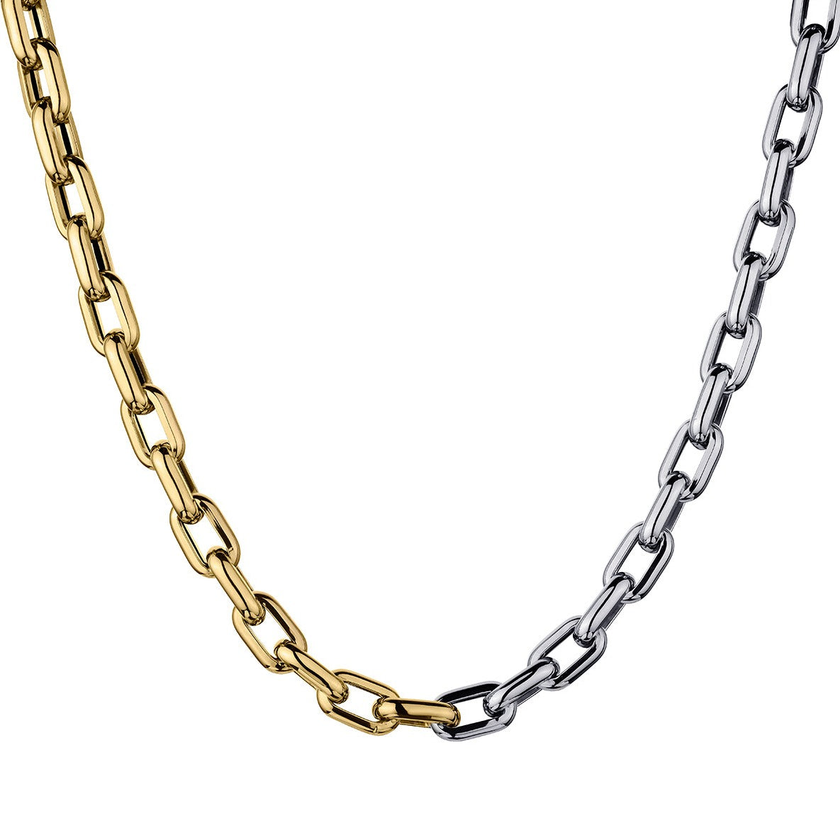 HALF & HALF LINK CHAIN