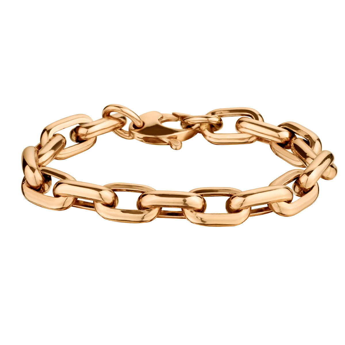 OVAL LINK CHAIN BRACELET