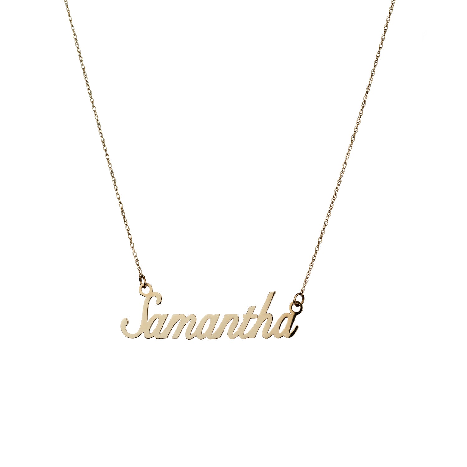 LIGHT GAUGE NAME NECKLACE