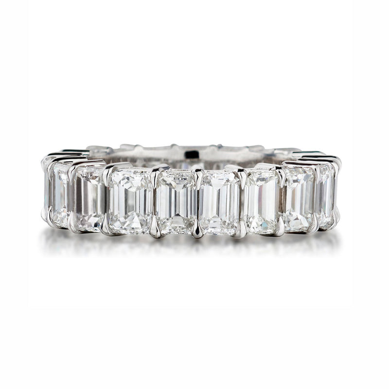 Emerald Cut Diamond Band