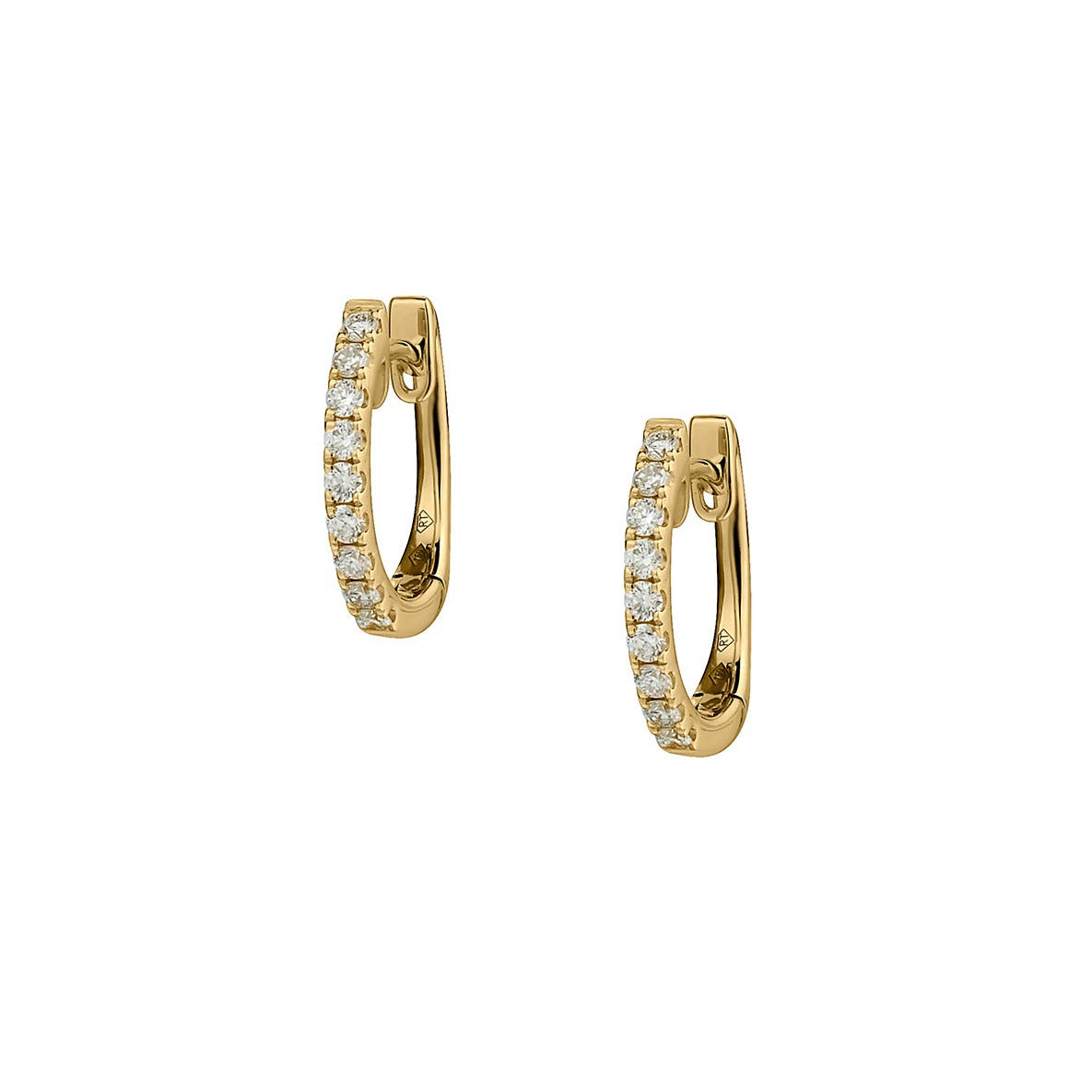 DIAMOND HUGGIE EARRINGS