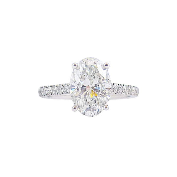 Oval Cut Diamond Ring