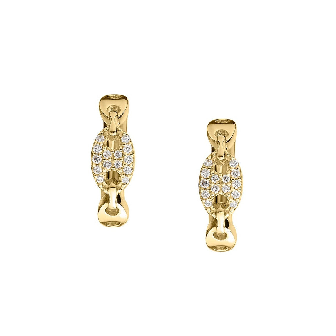 DIAMOND HUGGIE EARRINGS