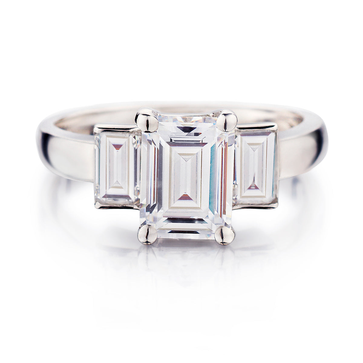 Emerald Cut Diamond Ring