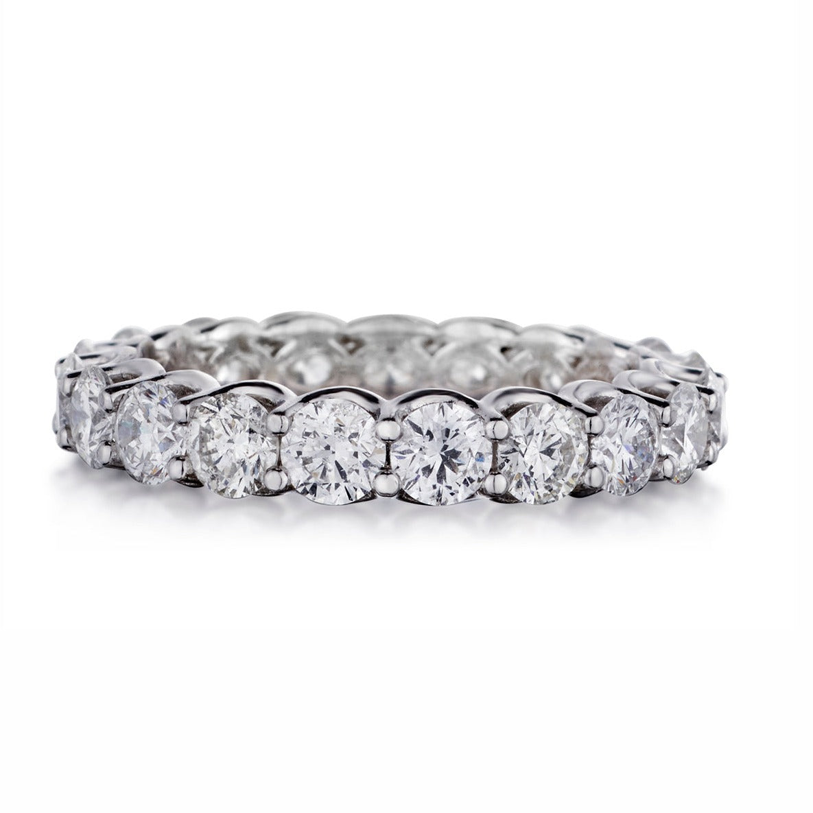 Round Brilliant Cut Diamond Eternity Band