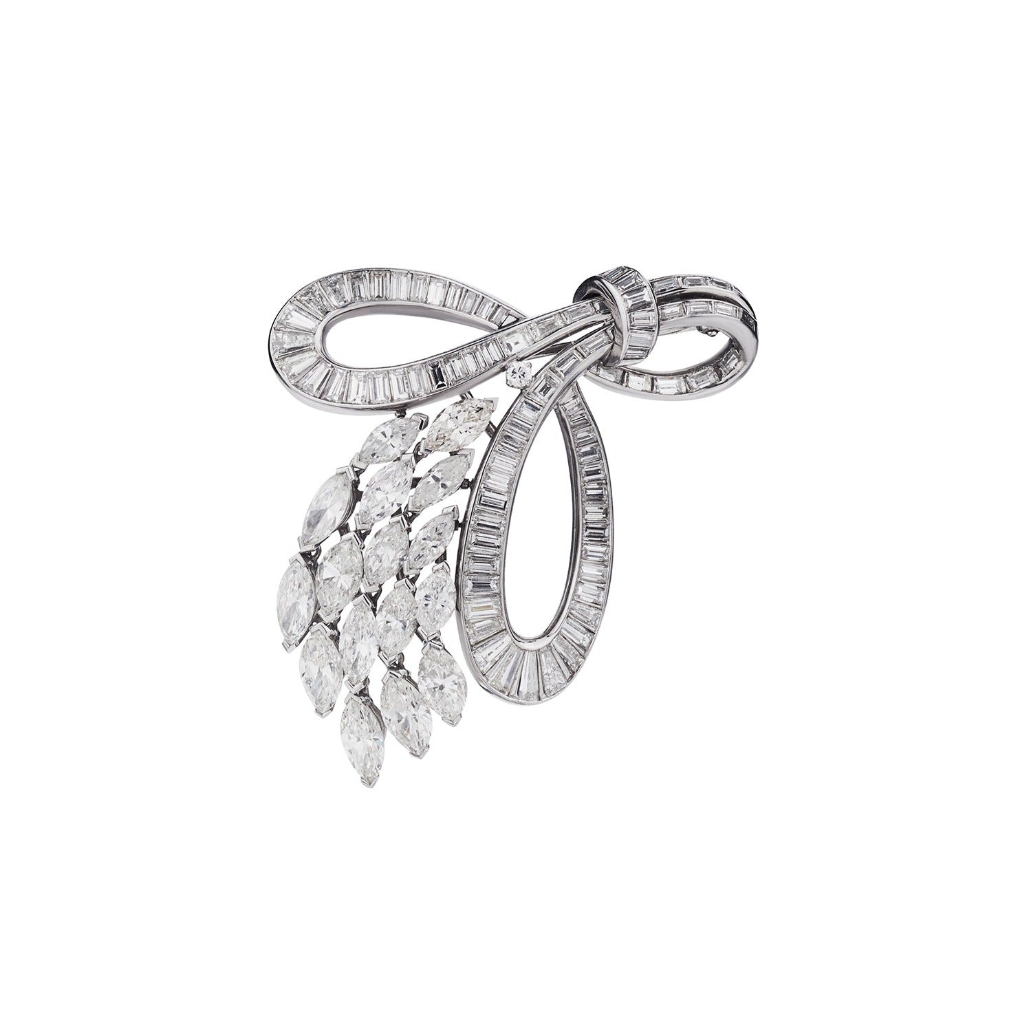 VINTAGE DIAMOND BROOCH