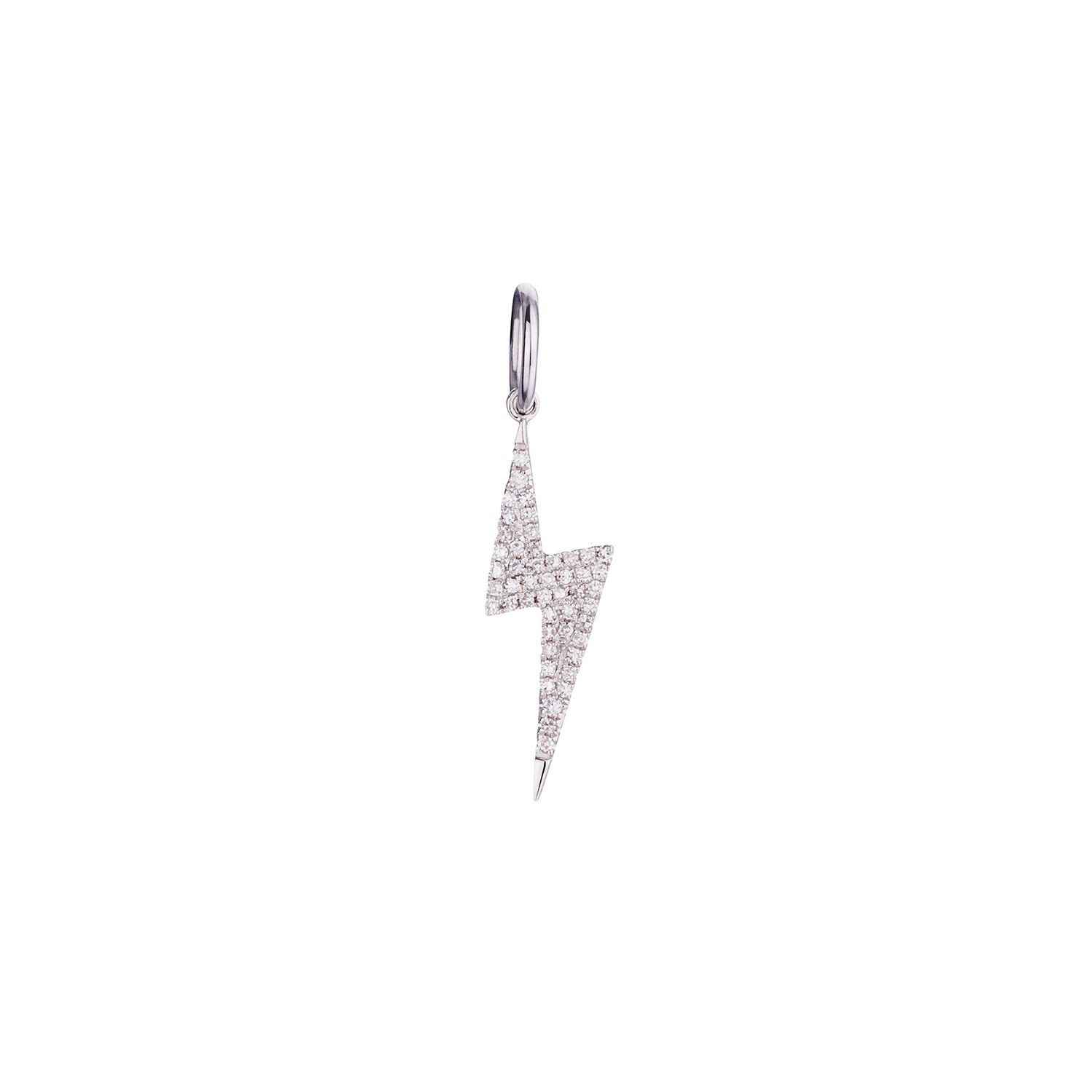 DIAMOND LIGHTNING BOLT CHARM