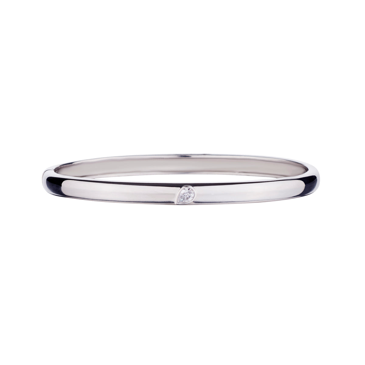 PEAR-SHAPED DIAMOND BANGLE