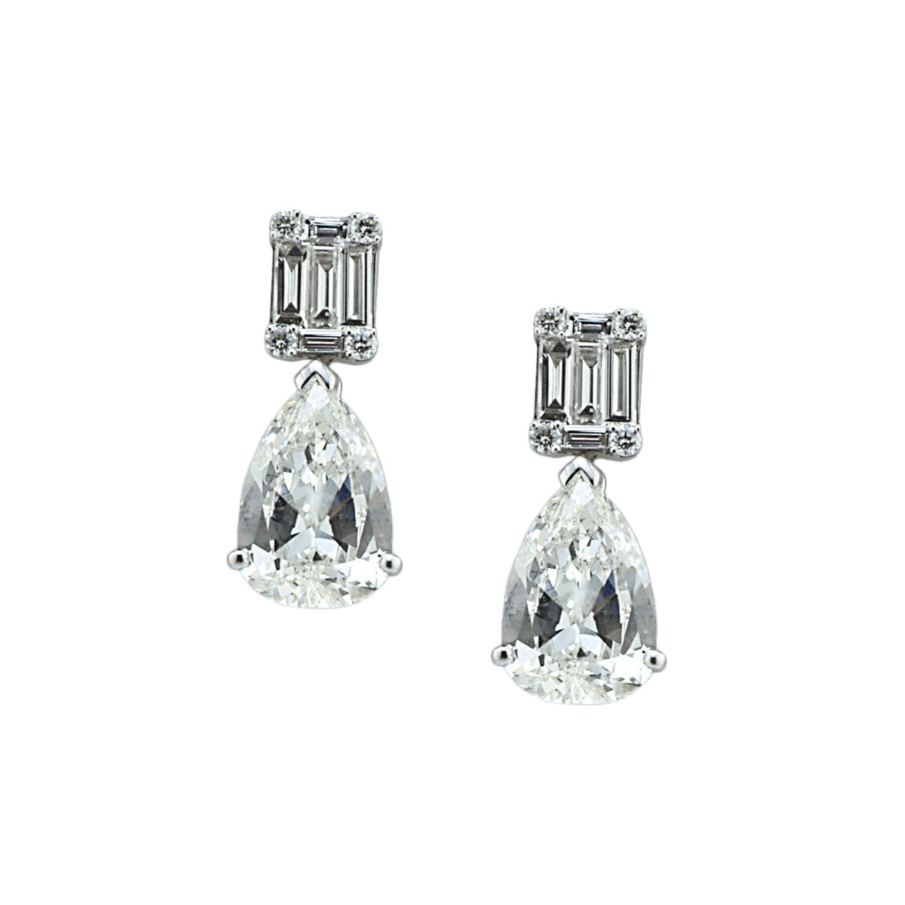 Diamond Drop Earrings