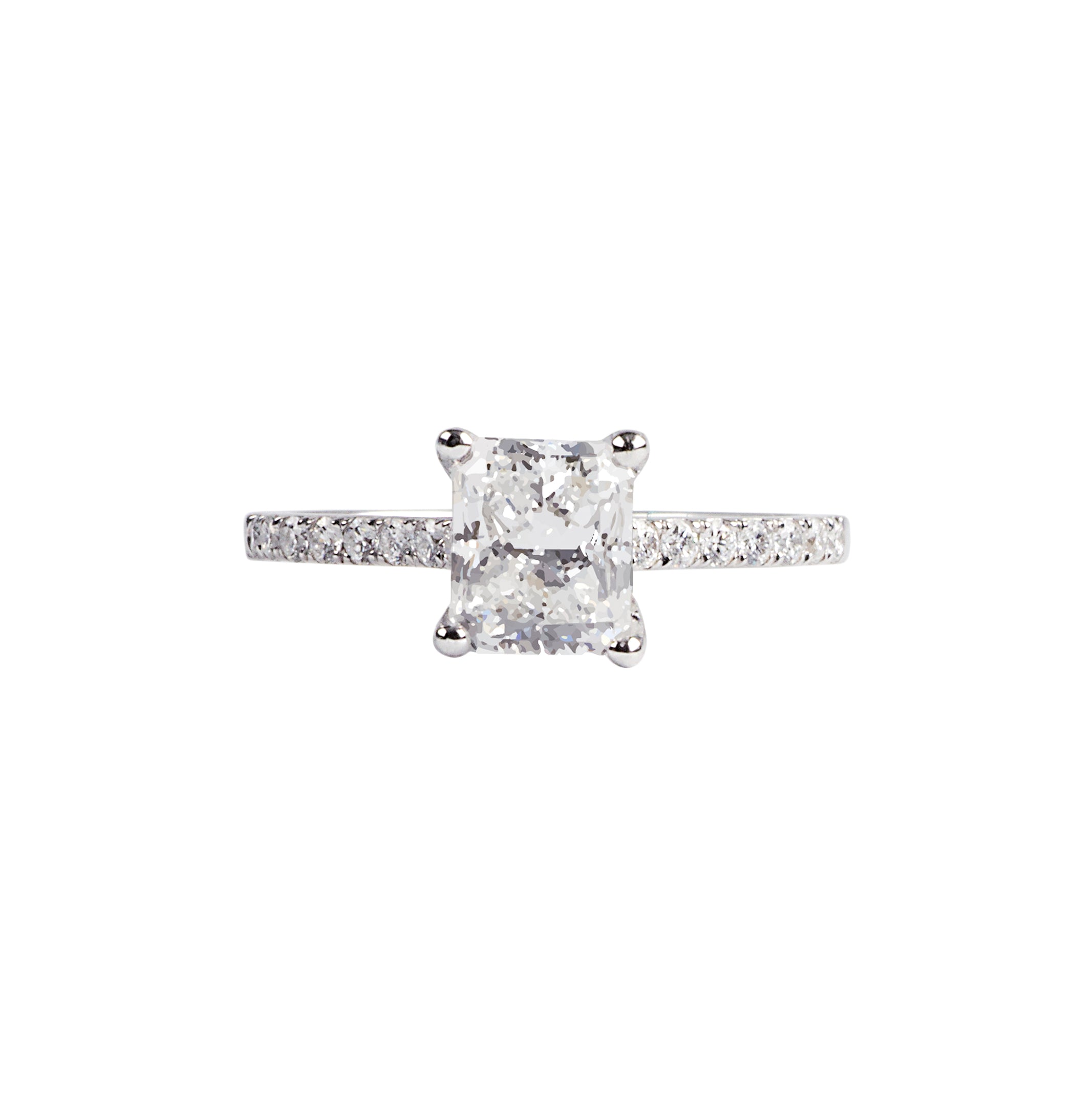 Radiant Cut Diamond Ring