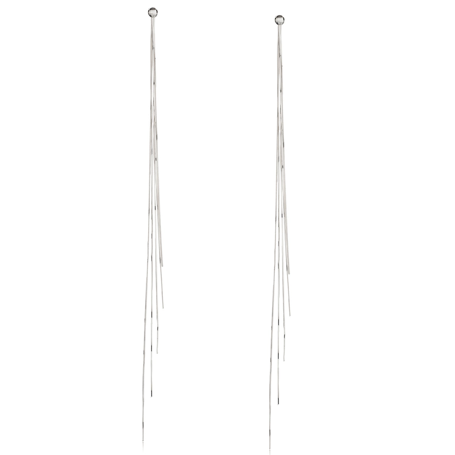 LONG FRINGE EARRINGS