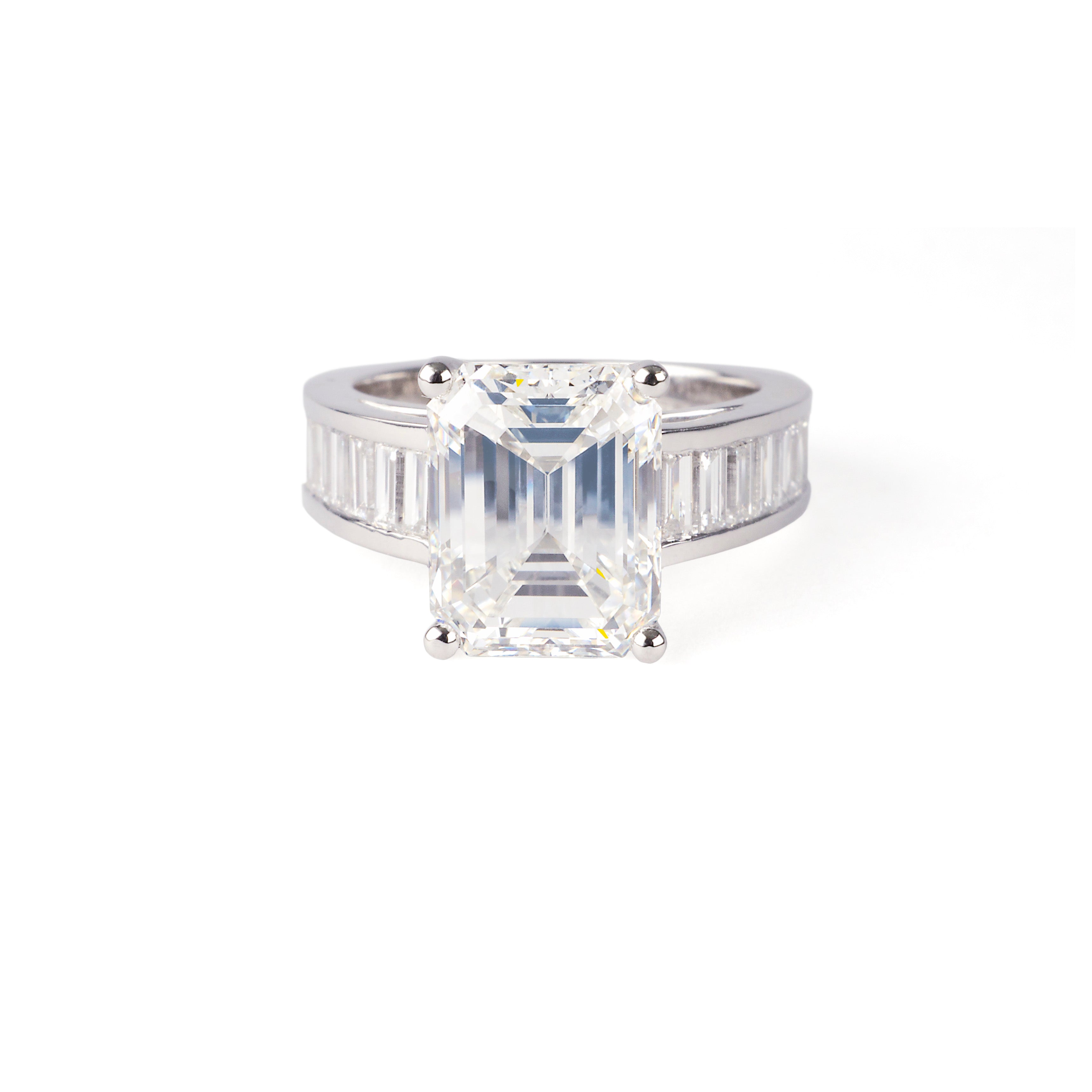 Emerald Cut Diamond Ring