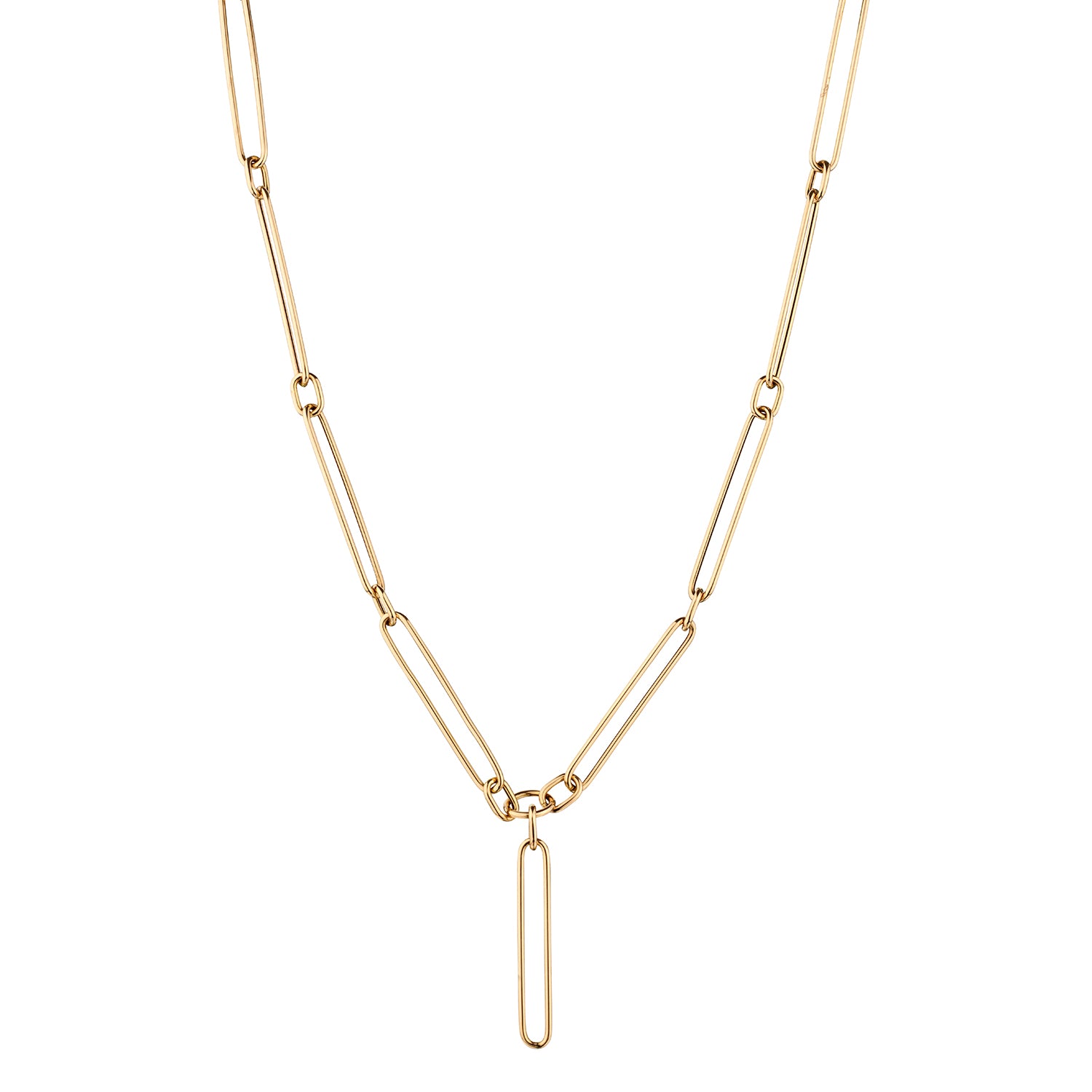 ELONGATED OVAL LINK LARIAT