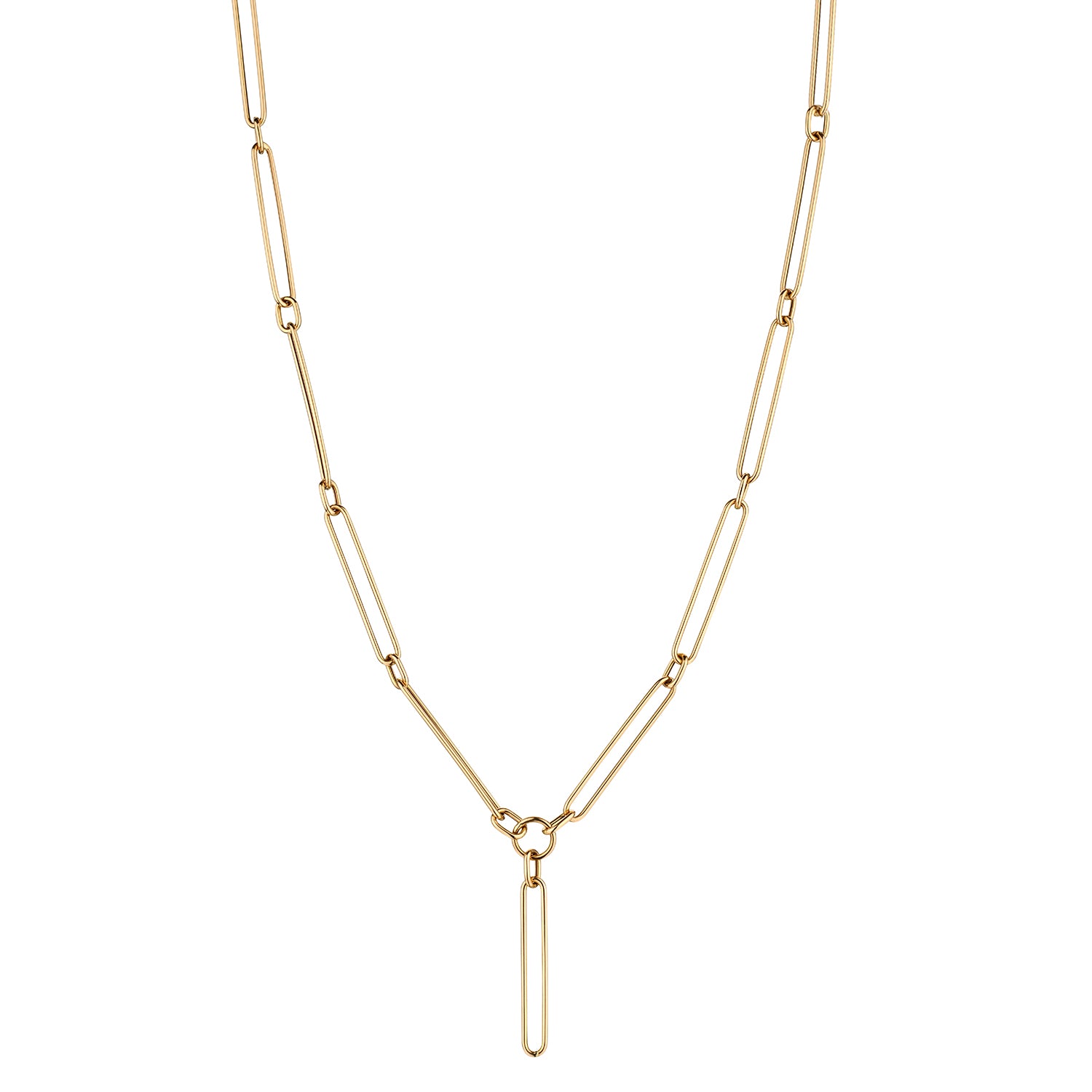 ELONGATED OVAL LINK LARIAT