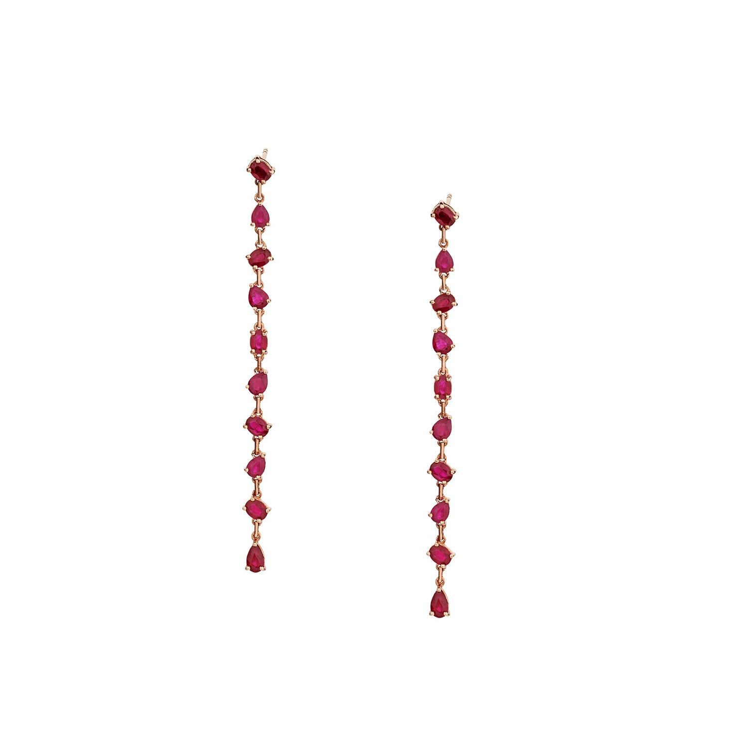 RUBY DROP EARRINGS