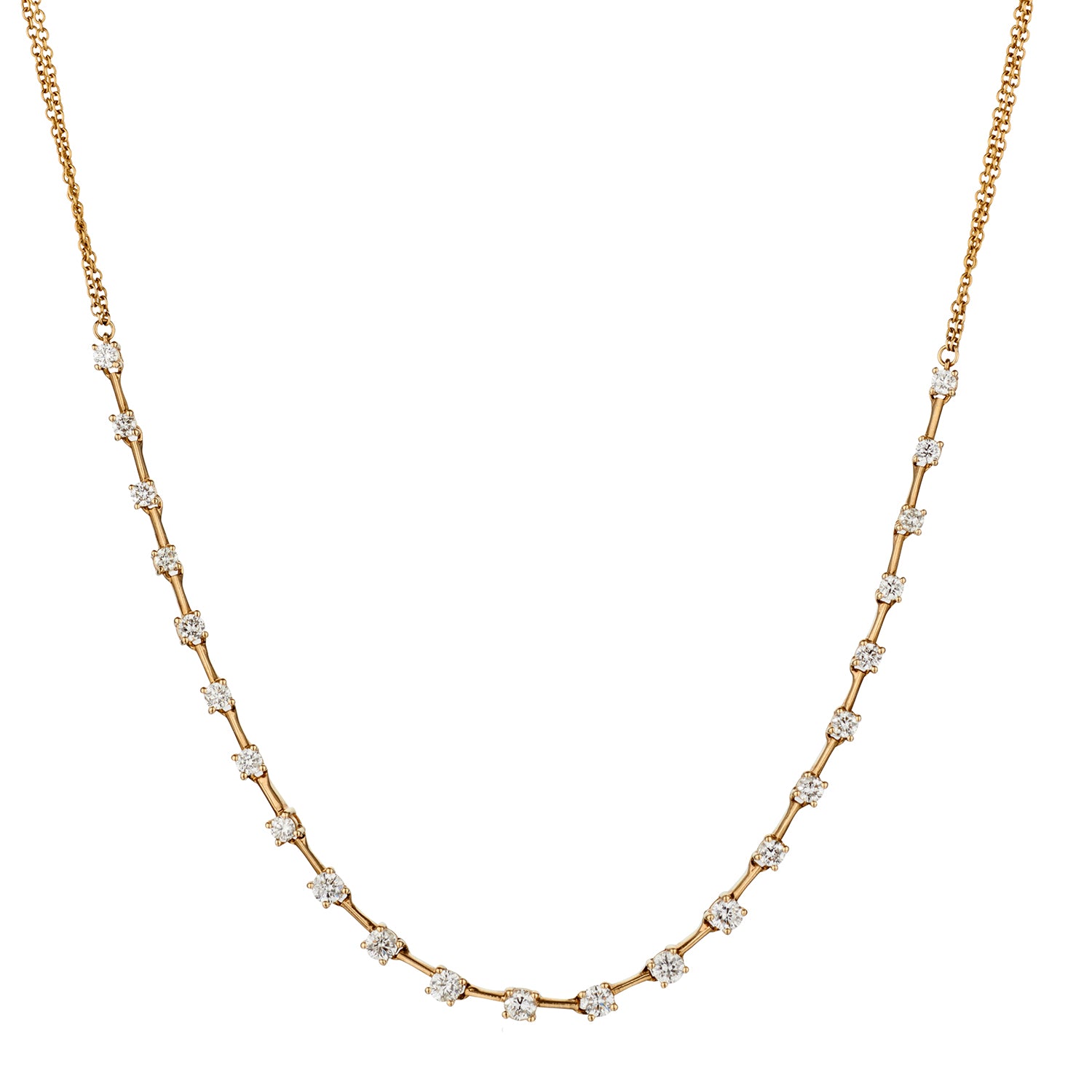 DIAMOND LINE NECKLACE