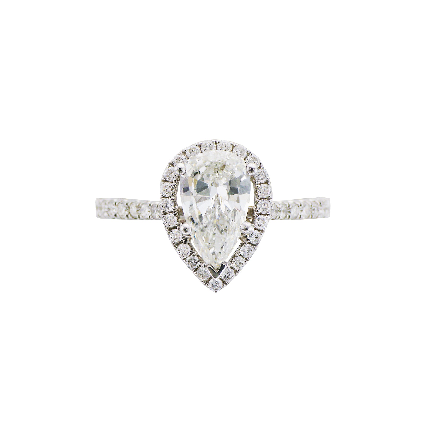 Pear Shape Diamond Ring