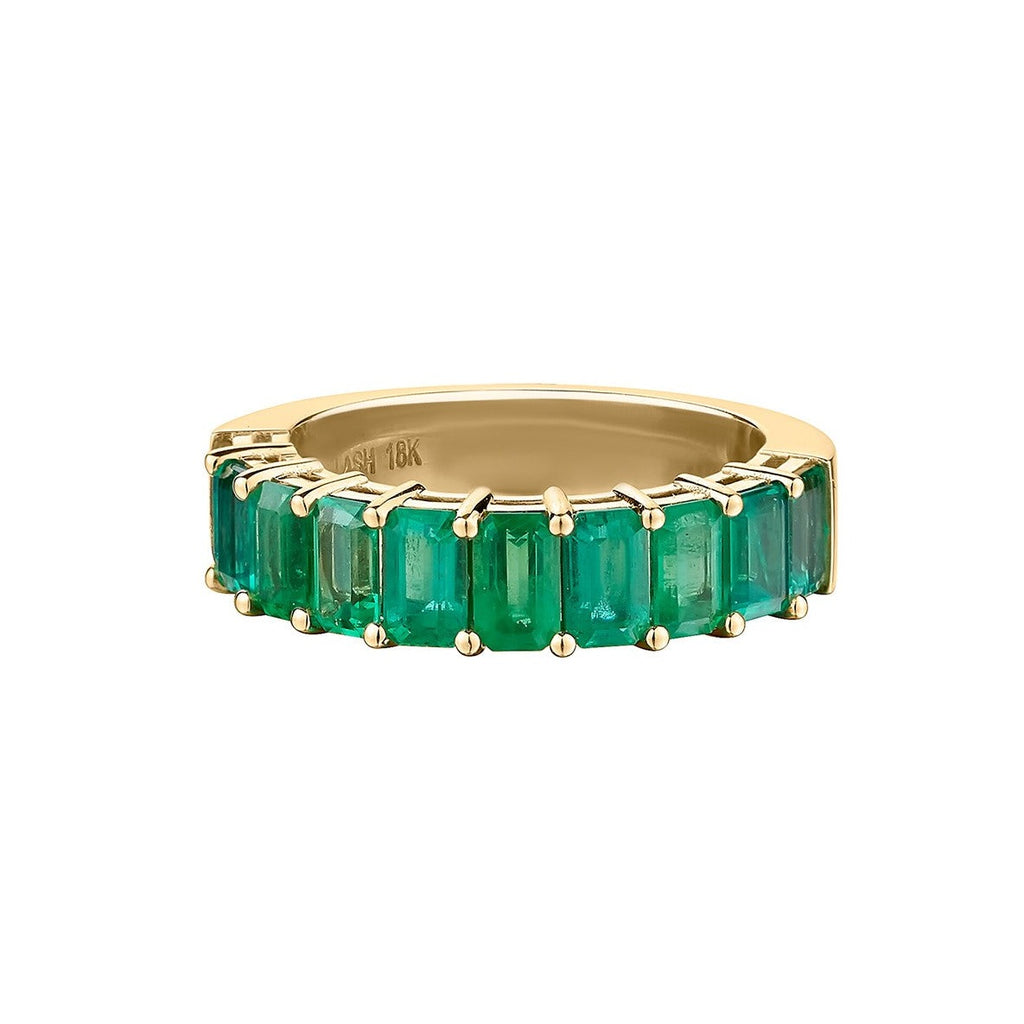 EMERALD HALF ETERNITY BAND – MARK LASH