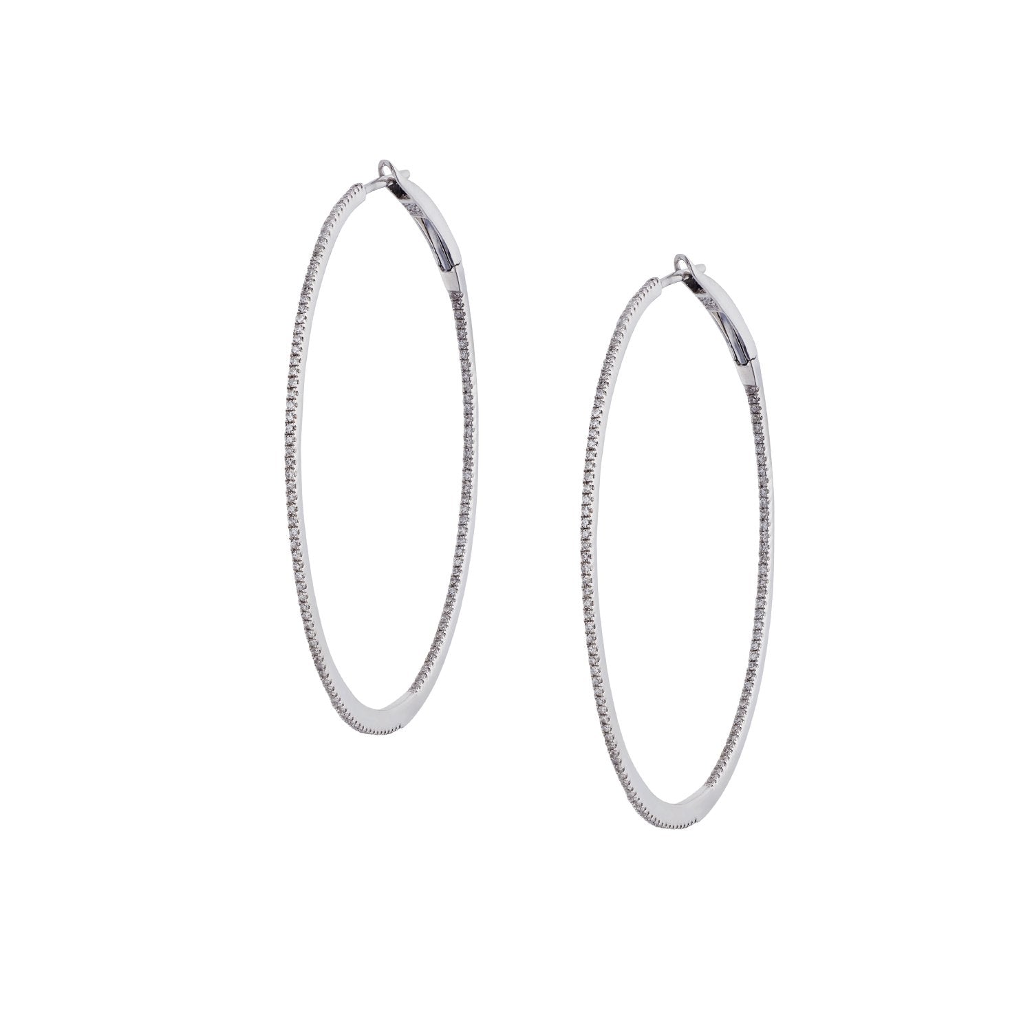 DIAMOND HOOP EARRINGS