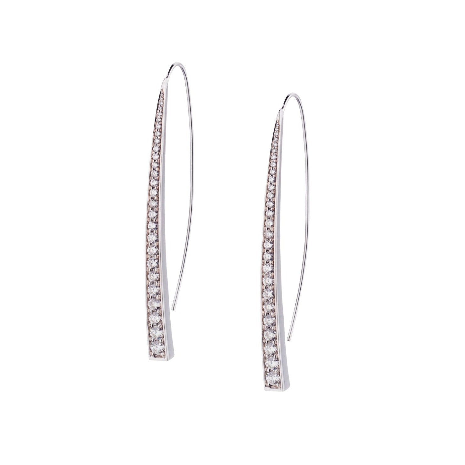 DIAMOND THREADER EARRING